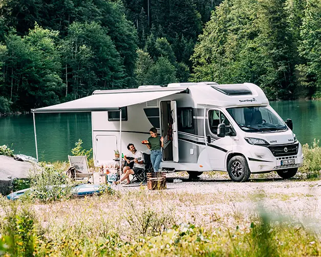 Wohnmobi Urlaub am See